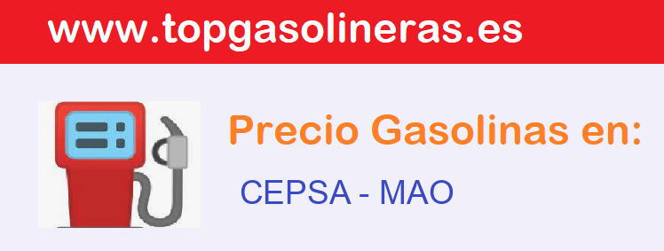 Precios gasolina en CEPSA - mao